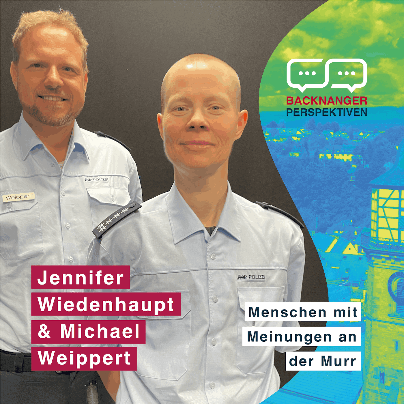 Neue Podcast Folge mit Jennifer Wiedenhaupt und Micha Weippert: Zum Diktat bitte – der erste Schritt zur Polizeiuniform