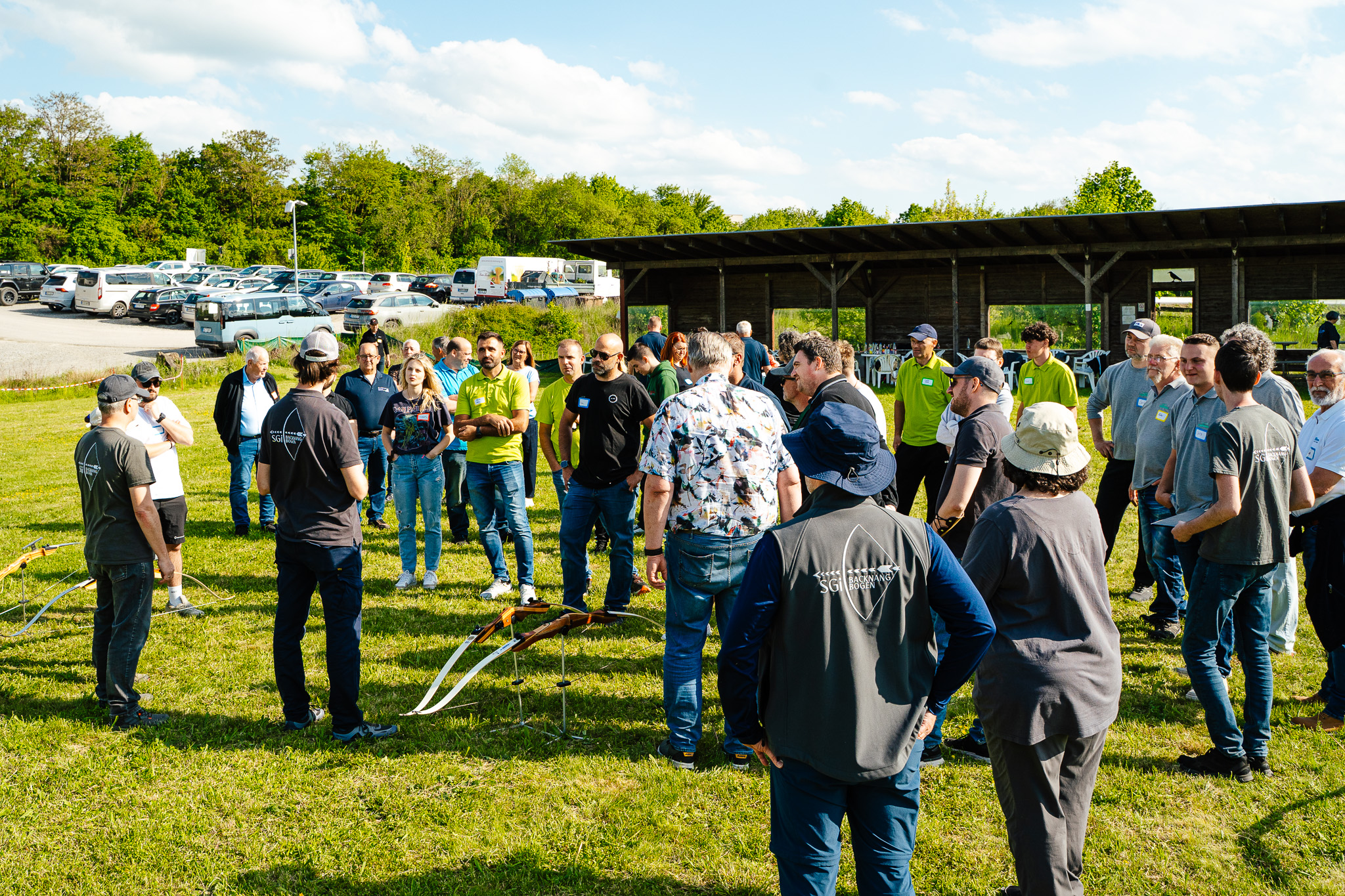 Pfeil, Bogen und echter Teamgeisth